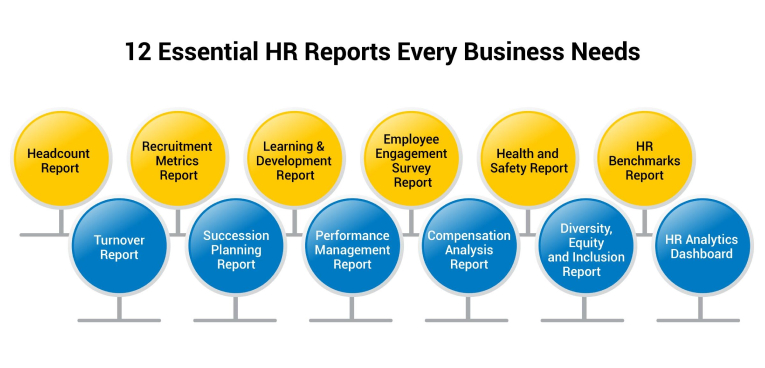 12 Essential HR Reports Every Business Needs 