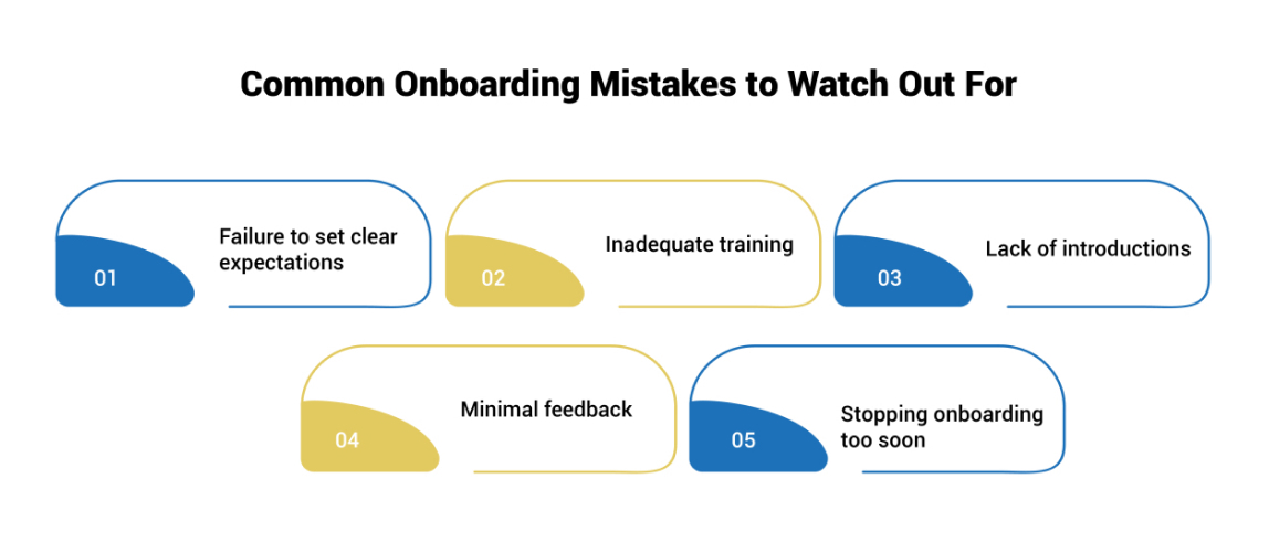 Common Onboarding Mistakes to Watch Out For